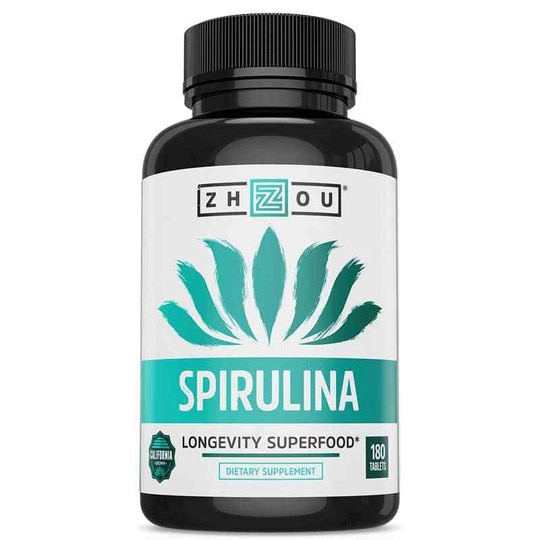 Spirulina Tablets, 180 Tablets, ZHO