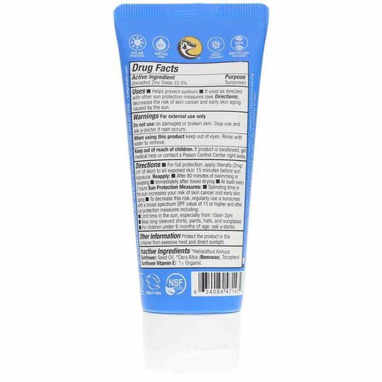 Sport Mineral Sunscreen Cream SPF 40, 2.9 Oz, BA