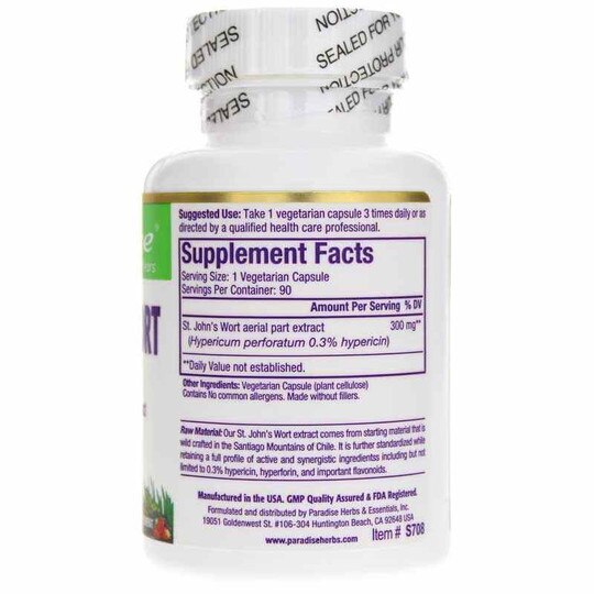 St. John's Wort, 90 Veg Capsules, PHE