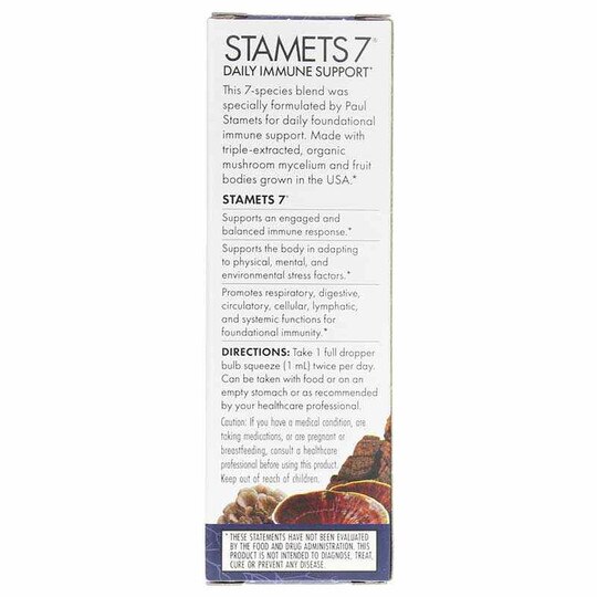 Stamets 7 Extract Daily Immune Support, 2 Oz, HDF