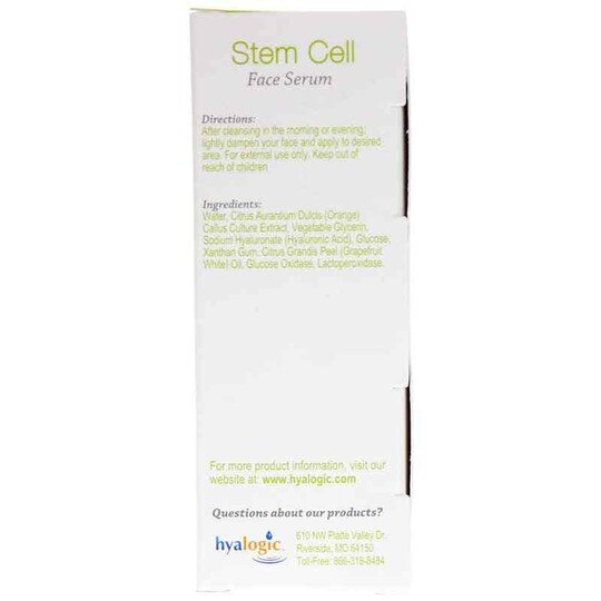 Stem Cell Face Serum with Hyaluronic Acid, .47 Oz, HYG