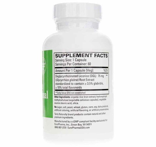 Stomach & Intestinal Relief DGL, 60 Capsules, TNT