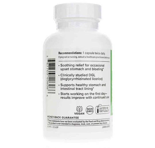 Stomach & Intestinal Relief DGL, 60 Capsules, TNT