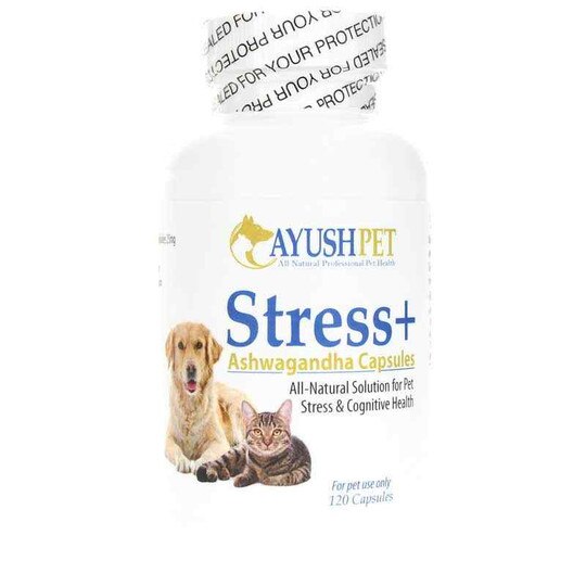 Stress Plus Ashwagandha Vet, 120 Capsules, AY