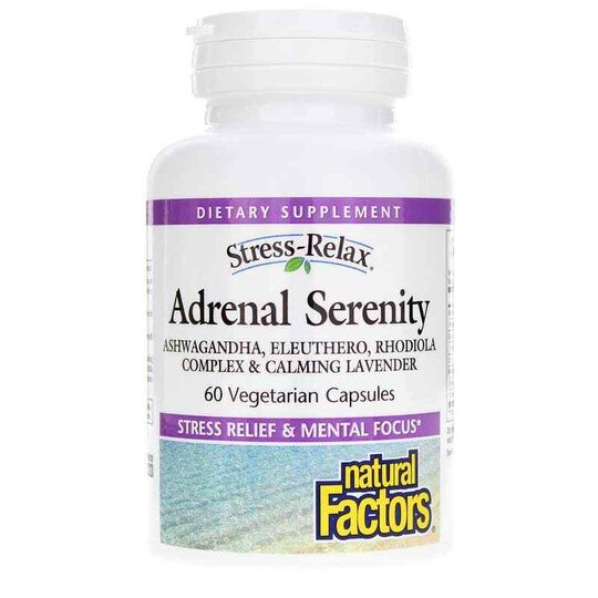 Stress-Relax Adrenal Serenity Formula, 60 Veg Capsules, NF