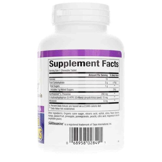 Stress-Relax Extra Strength Tranquil Sleep, 60 Chewable, NF