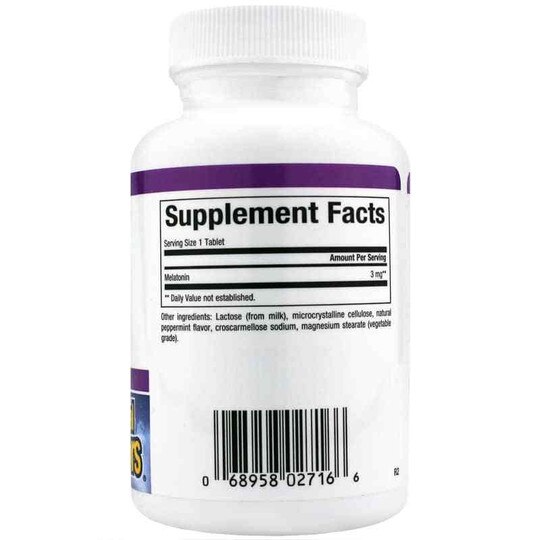Stress-Relax Melatonin 3 Mg Chewable, 180 Chewable Table, NF
