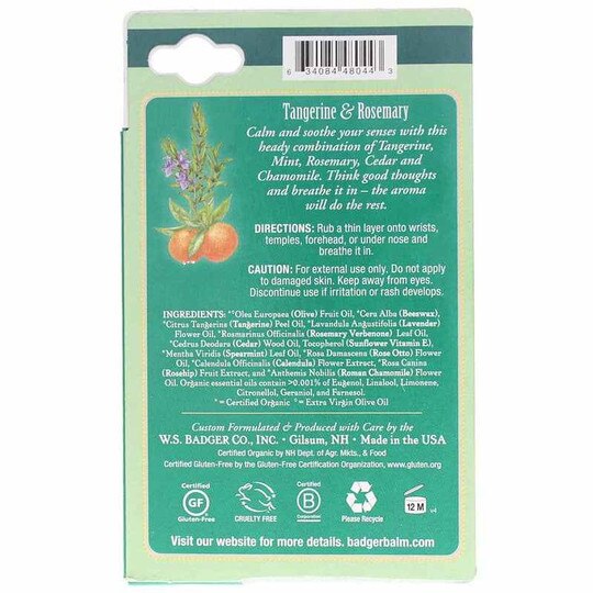 Stress Soother Balm Stick, .6 Oz, BA