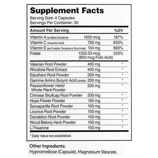StressMaster Relaxation Formula, 120 Capsules, ZHL