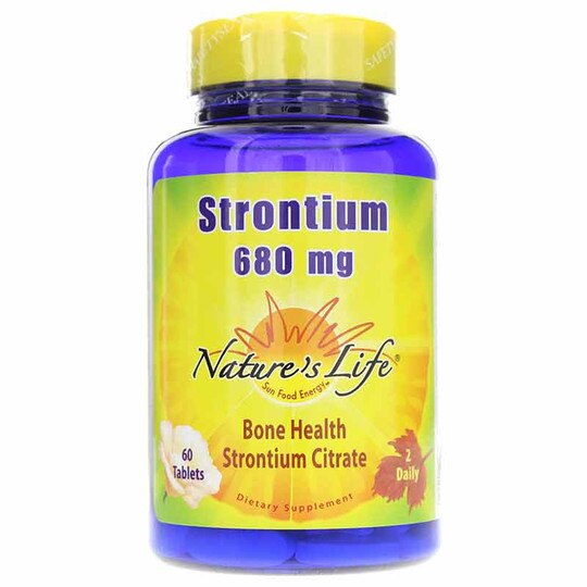Strontium 680 Mg, 60 Tablets, NTL