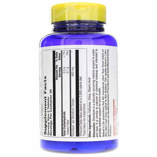 Strontium 680 Mg, 60 Tablets, NTL