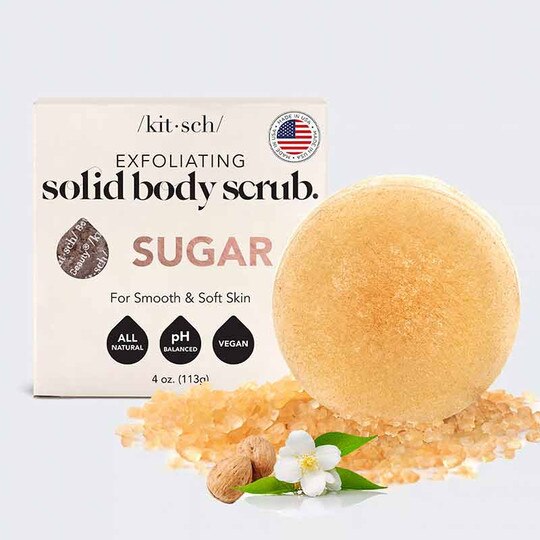 Sugar Exfoliating Body Scrub Bar, 4 Oz, KT