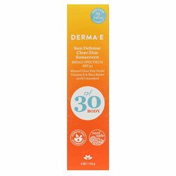 Sun Defense Clear Zinc Sunscreen SPF 30 Body