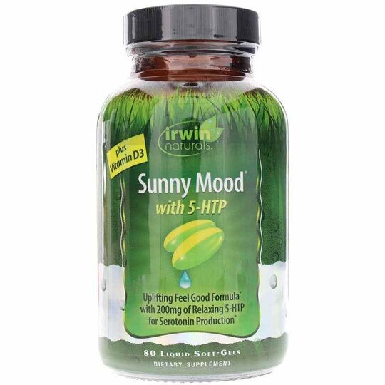 Sunny Mood with 5-HTP, 80 Liquid Softgels, IRN
