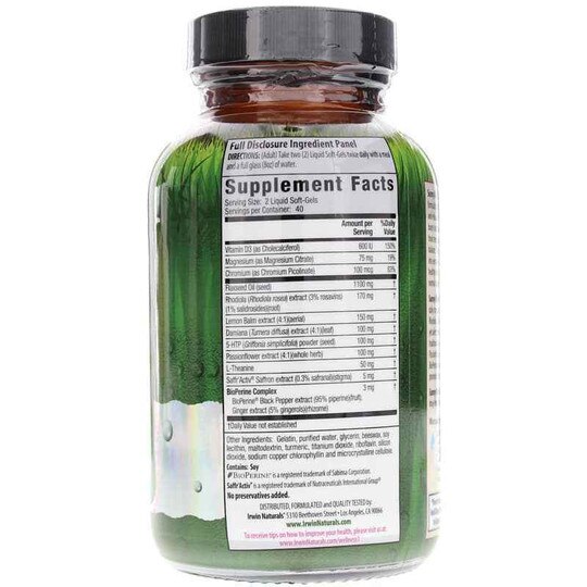 Sunny Mood with 5-HTP, 80 Liquid Softgels, IRN