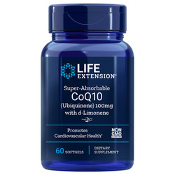 Super Absorbable CoQ10 100 Mg with d-Limonene