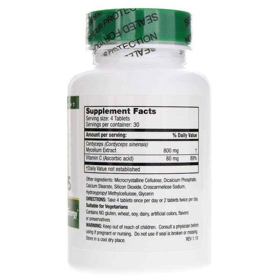 Super Cordyceps, 120 Vegetarian Tablets, MUW