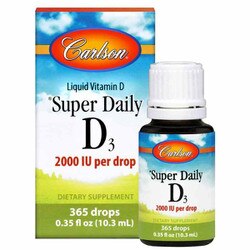 Super Daily D3 2000 IU Vitamin D Liquid 1