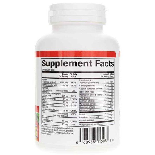 Super Multi Iron Free, 90 Tablets, NF