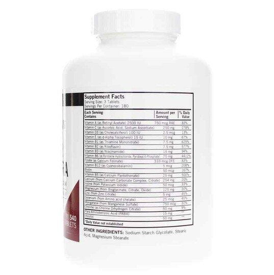 Super Nu-Thera with P5P and Extra Calcium, 540 Tablets, KRK