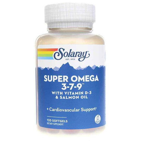 Super Omega 3-7-9 with D3, 120 Softgels, SLR