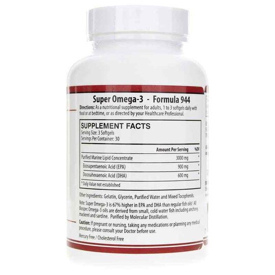Super Omega-3, 90 Softgels, BSP