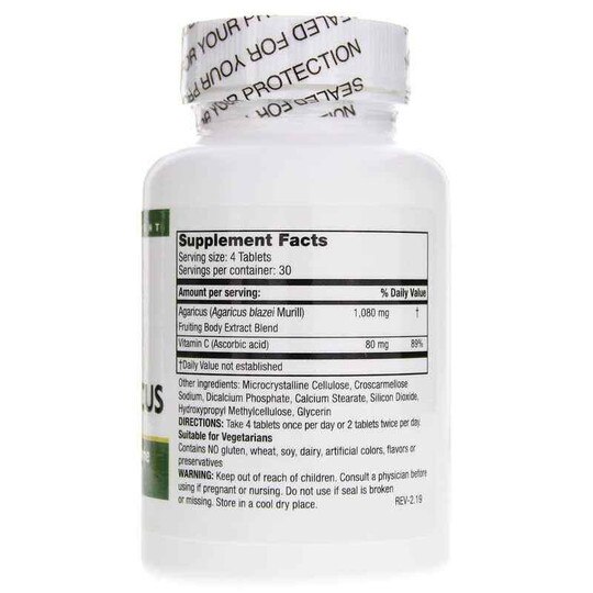 Super Royal Agaricus, 120 Vegetarian Tablets, MUW