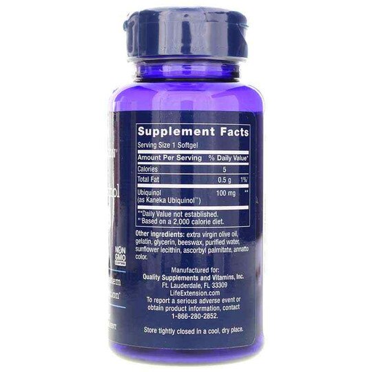 Super Ubiquinol CoQ10 100 Mg, 60 Softgels, LFE
