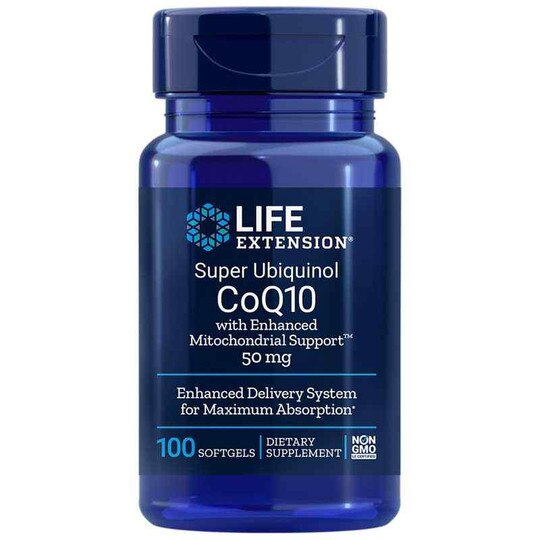 Super Ubiquinol CoQ10 50 Mg with Enhanced Mitochondrial, LFE