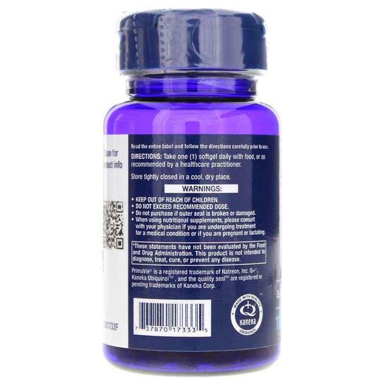 Super Ubiquinol CoQ10 with BioPQQ 100 Mg, 30 Softgels, LFE