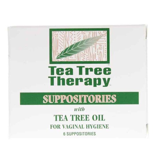 Suppositories with Tea Tree Oil, 6 Suppositories, TTT