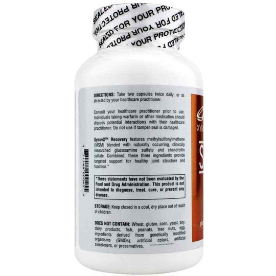 SynovX Recovery Ultra-Pure Joint Support, 120 Veg Capsu, XYM