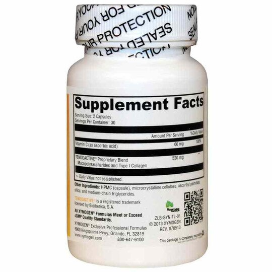 SynovX Tendon & Ligament Support, 60 Veg Capsules, XYM