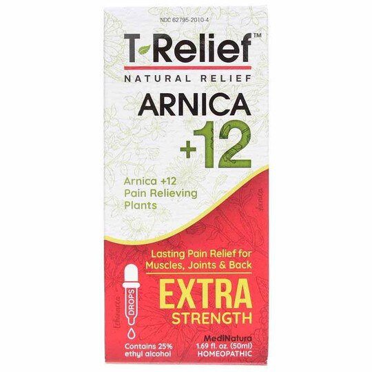 T-Relief Arnica +12 Extra Strength Pain Relief Oral Drops, 1.69 Oz, MDN