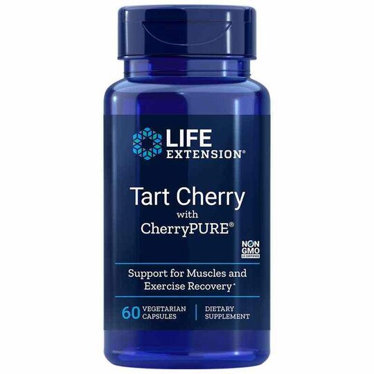 Tart Cherry with CherryPURE, 60 Veg Capsules, LFE