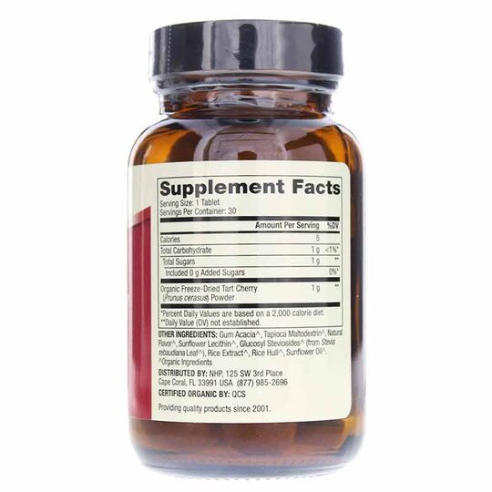 Tart Cherry Chewable Organic, 30 Tablets, DRM