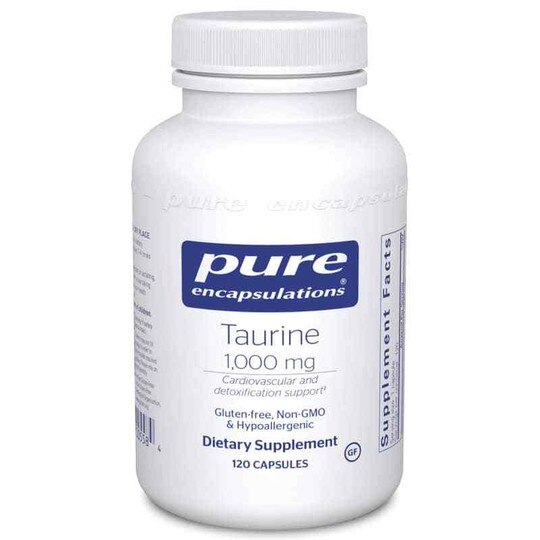 Taurine 1,000 Mg, 120 Capsules, PEC