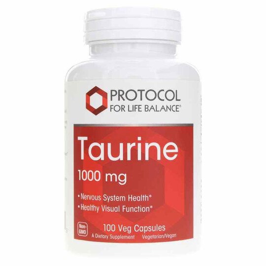 Taurine 1,000 Mg, 100 Veg Capsules, PFLB