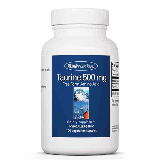 Taurine 500 Mg, 100 Veg Capsules, ARG