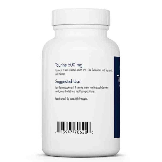 Taurine 500 Mg, 100 Veg Capsules, ARG
