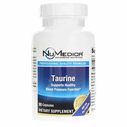 Taurine, 90 Capsules, NUM