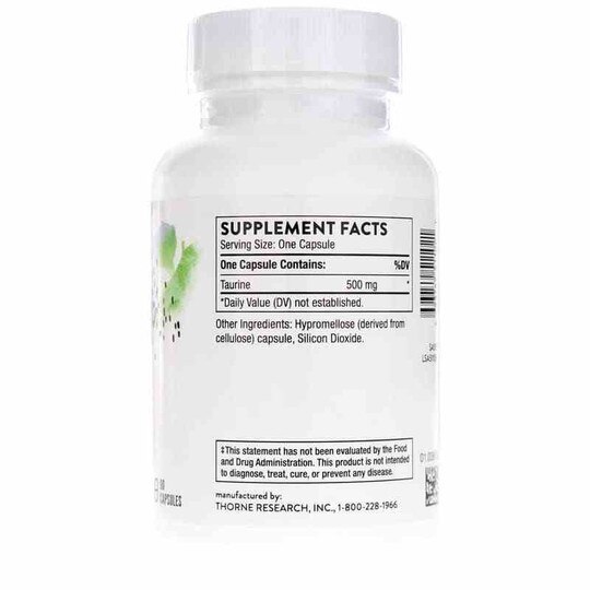 Taurine, 90 Capsules, THR