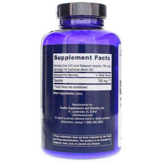 Taurine Powder, 10.58 Oz, LFE
