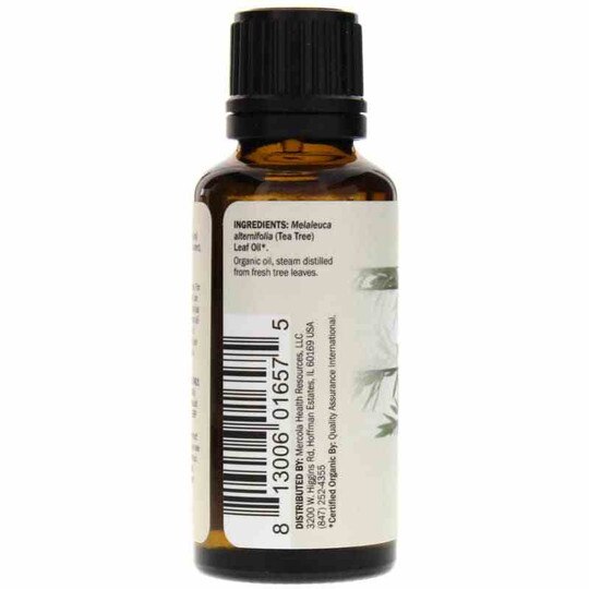 Tea Tree Organic Essential Oil, 1 Oz, DRM