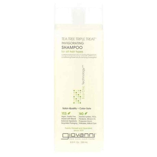 Tea Tree Triple Treat Invigorating Shampoo, 8.5 Oz, GIO