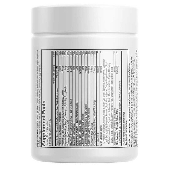 Teen ClearFace, 60 Capsules, CDE