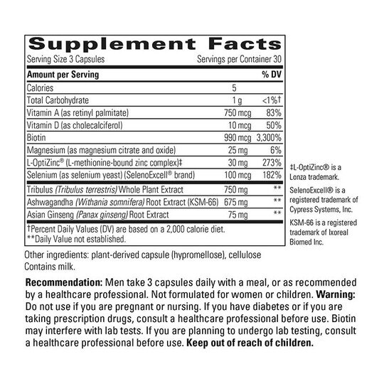 Testosterone Formula, 90 Capsules, INT