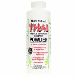 Thai Crystal & Cornstarch Deodorant Powder