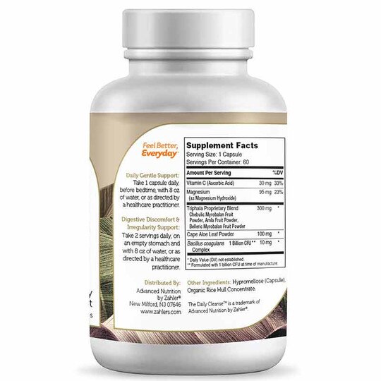 The Daily Cleanse, 60 Capsules, ZHL
