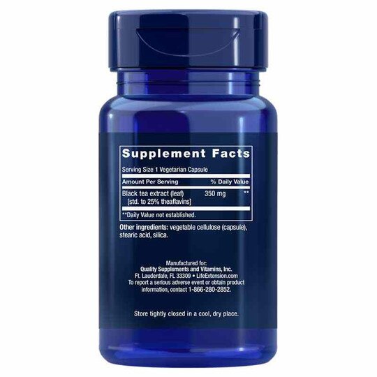 Theaflavin Standardized Extract, 30 Veg Capsules, LFE